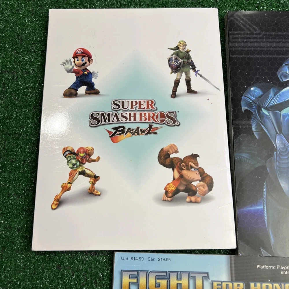Lot Of 3 Gaming Strategy Books Metroid Prime‎ 3 Tribes Super Smash Bros